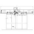 Operador de porta VVVF de abertura central de 4 folhas MJ04D